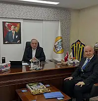 Yüksel Korkut'tan Belediye Başkanı Uzun'a ziyaret