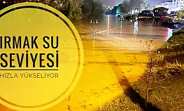 Irmak su seviyesi hızla yükseliyor