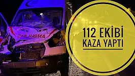 Bartın'da ambulans kaza yaptı