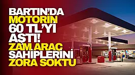 Bartın'da Motorin 60 TL'yi Aştı