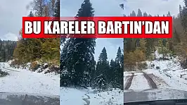 Bartın'ın zirveleri beyaza büründü