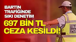 Bartın Trafiğinde Sıkı Denetim
