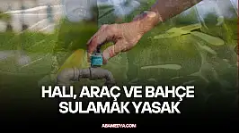 Kumluca'da Su Tasarrufu Uyarısı