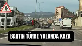 Takla atan araçtaki sürücü yaralandı