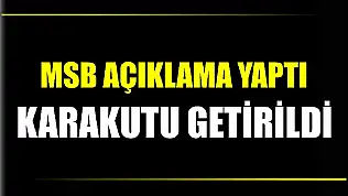 Düşen uçakla ilgili açıklama yapıldı