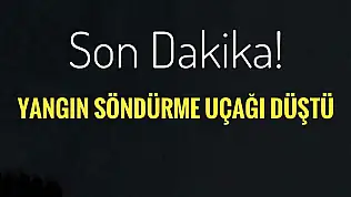 Uçağımız düştü