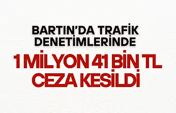 1 Milyon 41 Bin TL Ceza Kesildi