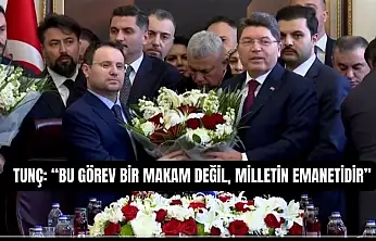 Adalet Bakanlığı'nda devir teslim töreni