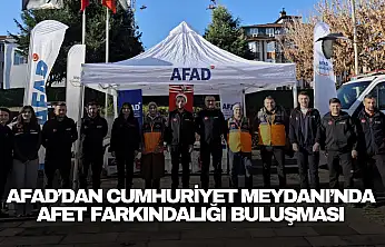 AFAD'dan Afet Farkındalığı Buluşması