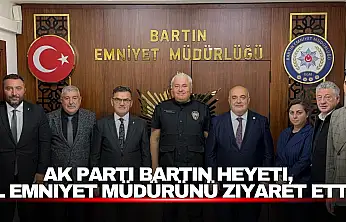 AK Parti Bartın Heyeti, İl Emniyet Müdürü Bülent Gürcan'ı Ziyaret Etti