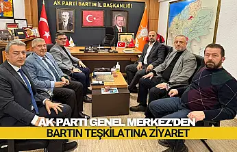AK Parti Genel Merkez'den Bartın Teşkilatına Ziyaret