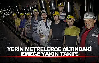 Amasra'da Madencinin Yanına İndiler