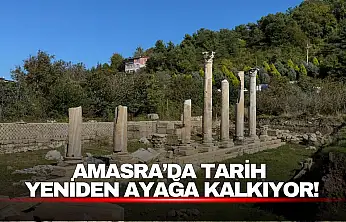 Amastris Antik Kenti'nde Tarih Gün Yüzüne Çıkıyor