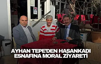 Ayhan Tepe'den Hasankadı Esnafına Moral Ziyareti