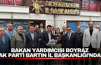 Bakan Yardımcısı Osman Boyraz'dan AK Parti Bartın İl Başkanlığı'na Ziyaret