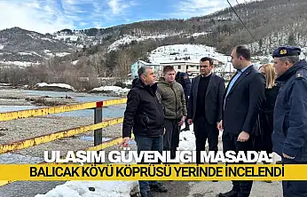 Balıcak Köyü Köprüsü Yerinde İncelendi