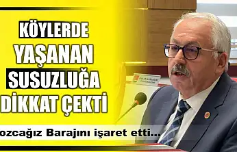 Barajdan sahil kesimine su aktarmamız gerekiyor