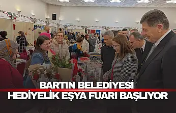 Bartın Belediyesi Hediyelik Eşya Fuarı Başlıyor