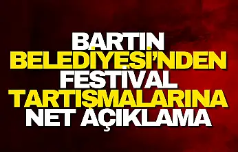 Bartın Belediyesi'nden Festival Açıklaması