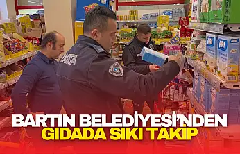 Bartın Belediyesi'nden Gıdada Sıkı Takip