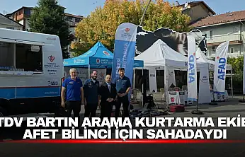 Bartın'da Afet Farkındalığı Etkinliği