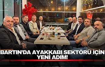Bartın'da ayakkabı sektörü için yeni adım!