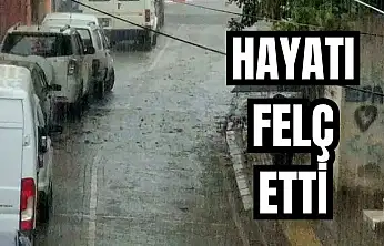 Bartın'da beklenen yağış başladı