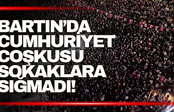 Bartın'da Cumhuriyet Bayramı Coşkusu