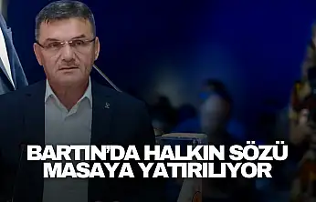 Bartın'da Halkın Sözü Masaya Yatırılıyor