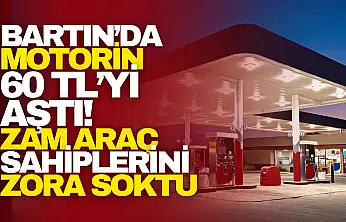 Bartın'da Motorin 60 TL'yi Aştı