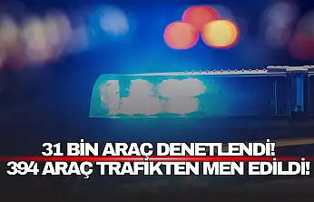 Bartın'da Ocak Ayında 31 Bin Araç Denetlendi