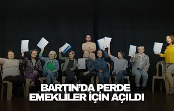 Bartın'da Perde Emekliler İçin Açıldı