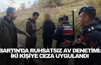 Bartın'da Ruhsatsız Av Denetimi: İki Kişiye Ceza Uygulandı
