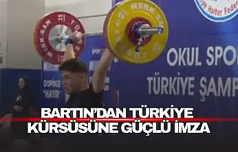 Bartın'dan Türkiye Kürsüsüne Güçlü İmza