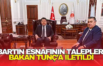 Bartın Esnafının Talepleri Bakan Tunç'a İletildi