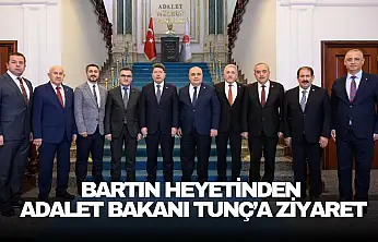 Bartın Heyetinden Adalet Bakanı Tunç'a Ziyaret
