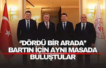 Bartın için aynı masada buluştular