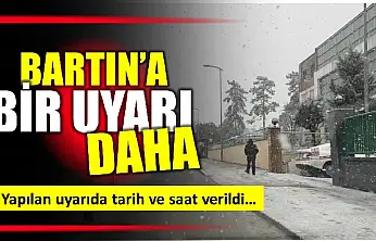 Bartın için bir uyarı daha