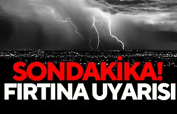 Bartın İçin Fırtına Uyarısı