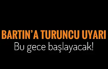 Bartın için kritik uyarı
