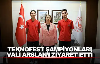 Bartın'ın Gururu Türkiye Şampiyonlarından Vali Arslan'a Ziyaret