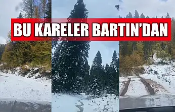 Bartın'ın zirveleri beyaza büründü