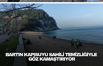 Bartın Kapısuyu Sahili Temizliğiyle Göz Kamaştırıyor