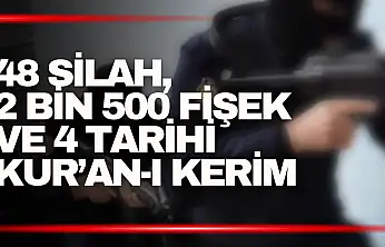 Bartın ve Karabük'te Kaçak Silah Operasyonu