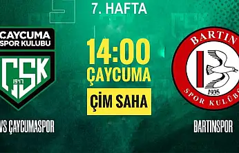 Bartınspor AVS Çaycumaspor deplasmanında