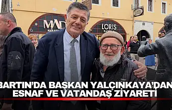Başkan Yalçınkaya'dan Esnaf ve Vatandaş Ziyareti