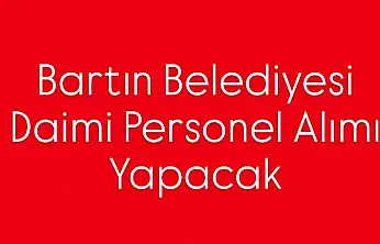 Belediye daimi personel alımı yapacak