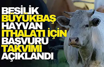 Başvuru Takvimi Açıklandı