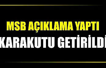 Düşen uçakla ilgili açıklama yapıldı