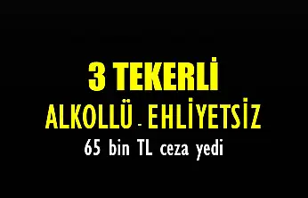 Elektrikli motor sürücüsüne 65 bin TL ceza